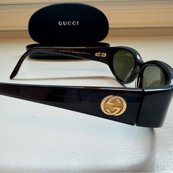 Vintage Gucci sunglasses Brown gg 2528/s ad6 - Picture 2 of 10
